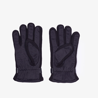 Schwarzer isolierter Herrenhandschuh - Handschuhe