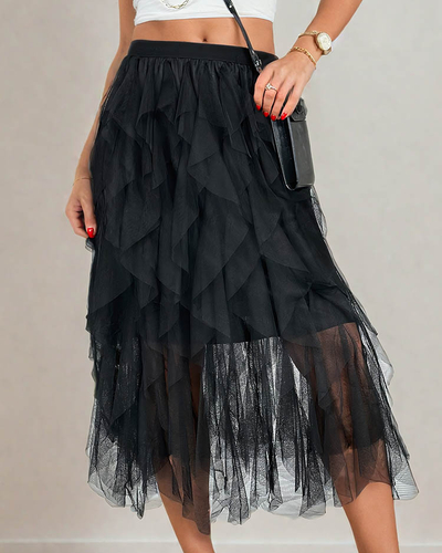 Royalfashion Doppellagiger Midirock für Damen
