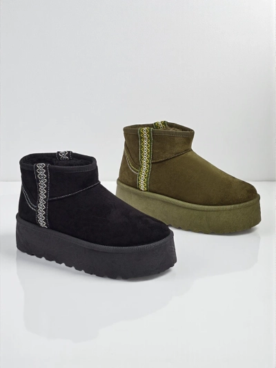 Kurze Damenstiefel a'la Schneestiefel Althea