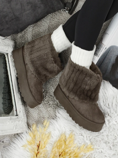 Damen Schneestiefel mit Fell Irelle