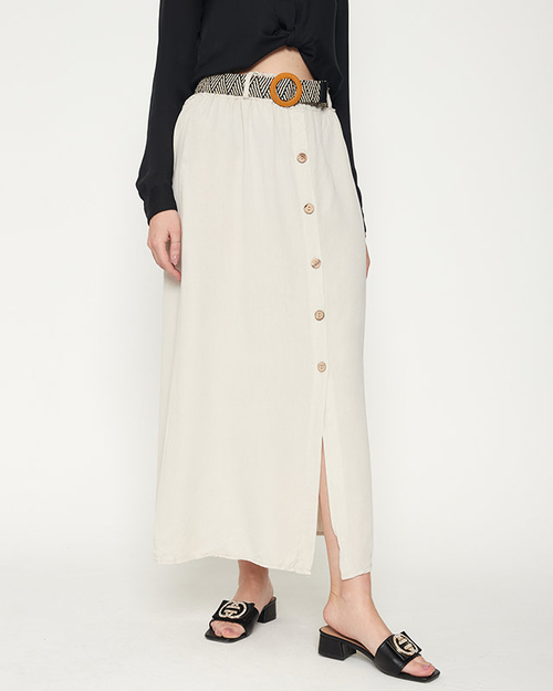 Жіноча спідниця в сіро-бежевому кольорі