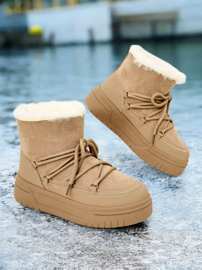 Royalfashion Damen Schnürstiefel Moniuc