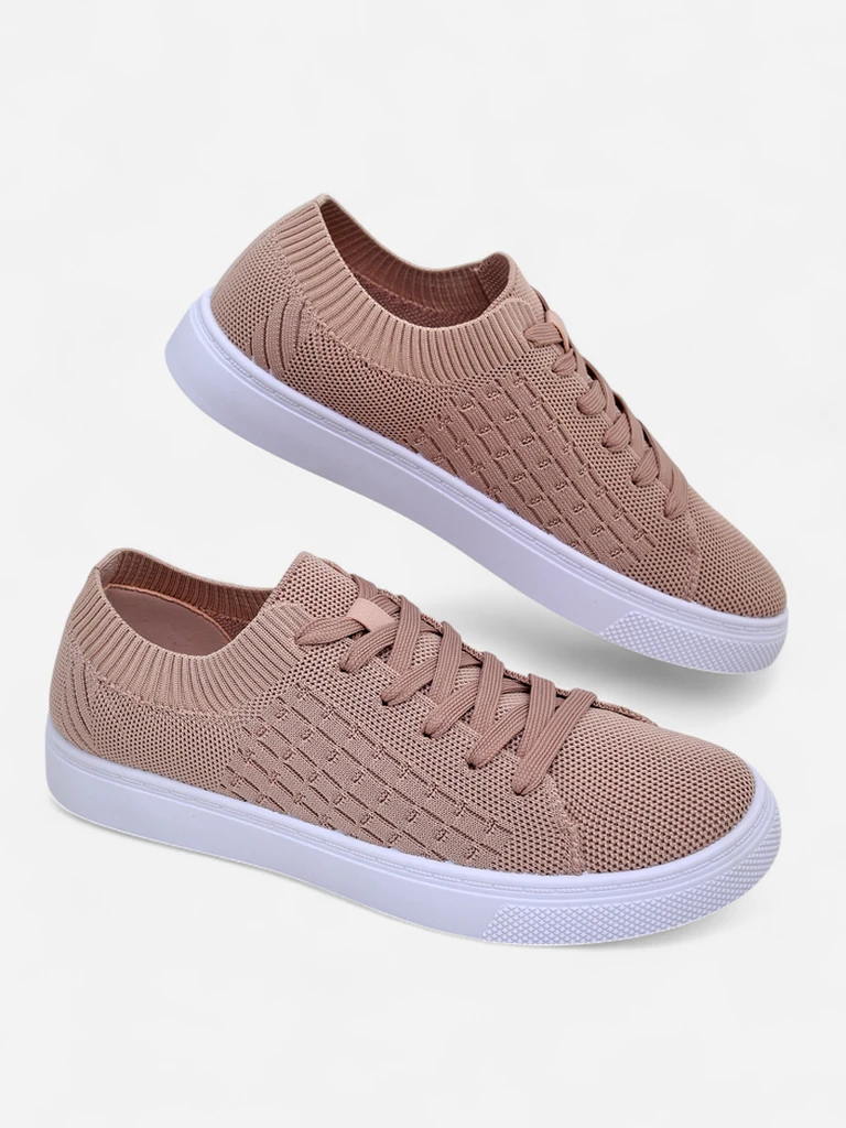 Damen-Sneaker Royalfashion Calista Rosa - rosa Schuhe für Frühling und Sommer
