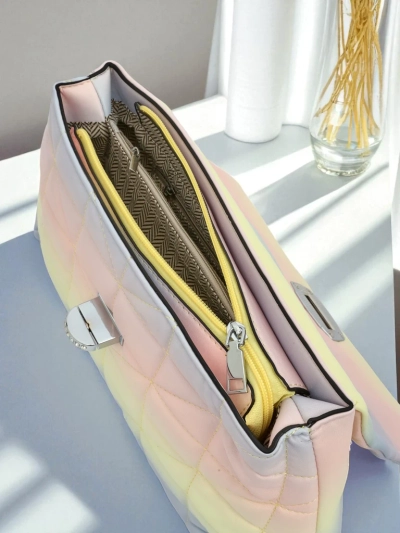 Royalfashion Kleine Damen-Umhängetasche aus Ombré-Kunstleder Sophie Rose