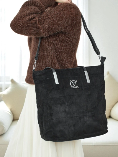 Damen Shopper Handtasche Caryenne aus Öko-Wildleder