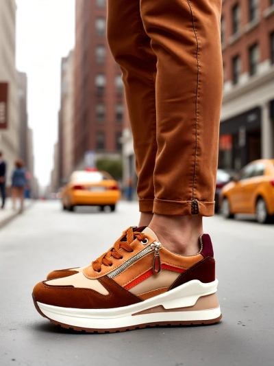 Royalfashion Damen Sportschuhe mit verstecktem Absatz Bessase