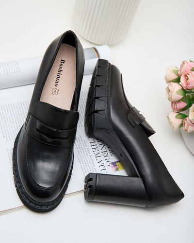Royalfashion Damen hohe Stöckelschuhe Sluppe
