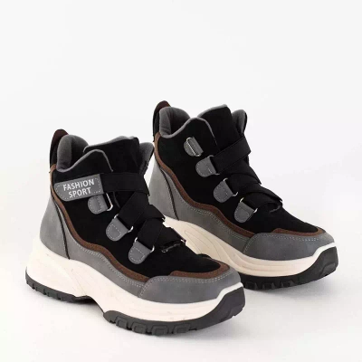 OUTLET Grau isolierte Damen Sportschuhe Filippa - Schuhe