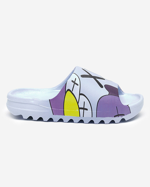 Шльопанці сині жіночі OUTLET Elmino - Взуття