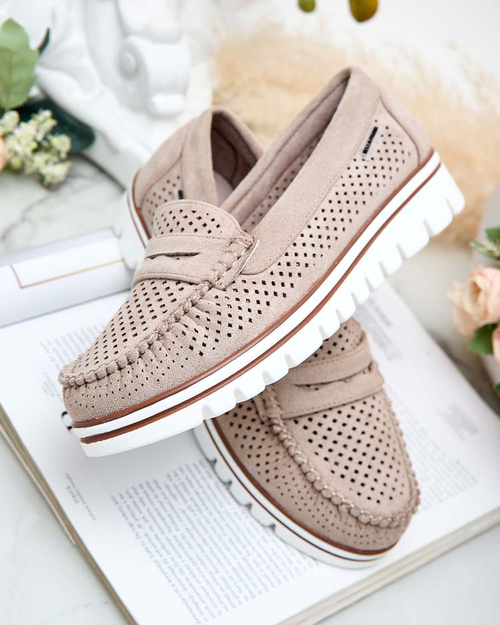 Royalfashion Ажурні жіночі мокасини Leteller