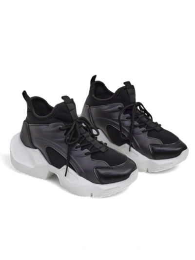 Royalfashion Damen sportliche Sneakers auf einer dickeren Sohle Vivers
