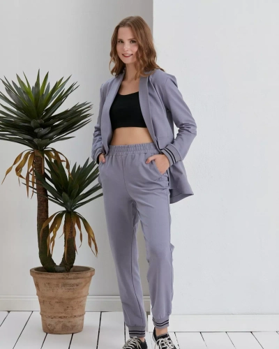 Royalfashion Lila 2-teiliges Damenset