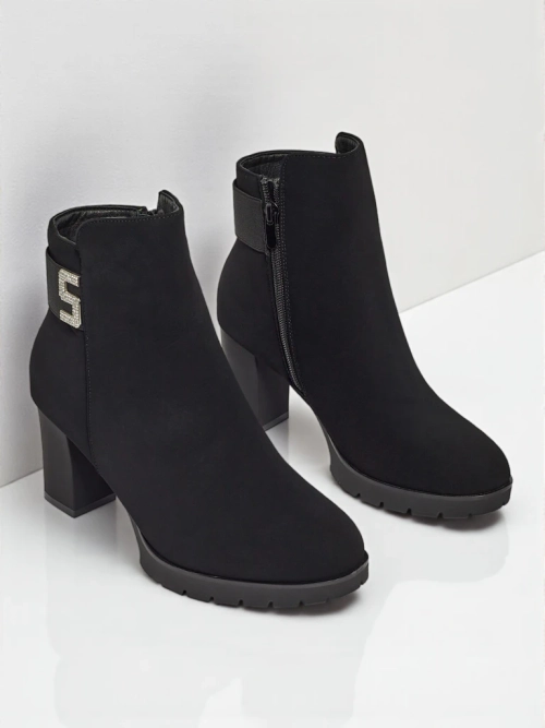 Ботильйони жіночі еко шкіряні на підборах Mireliq