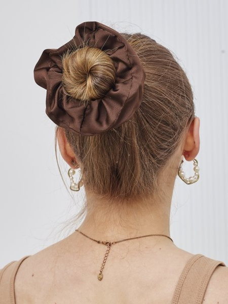 Royalfashion Satin-Haargummi Satelle Stil