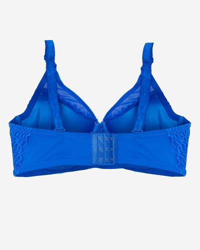 Kobaltblauer Spitzen-BH für Damen - Unterwäsche