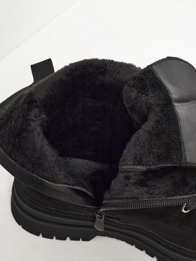 Damen Eco-Wildleder Worker Boots Molistea