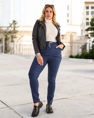 Royalfashion Damen Treggings Hose in Übergröße