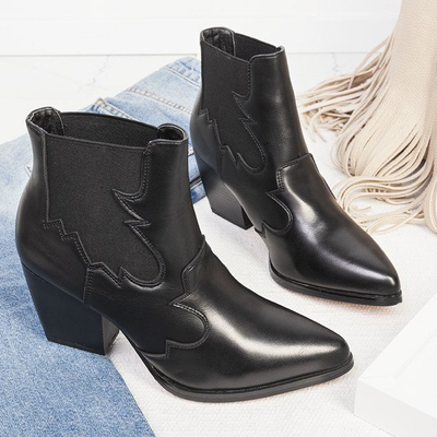 Schwarze Stiefel am Pfosten der Cowboystiefel Catenia - Footwear