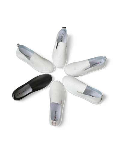 Royalfashion Damen Cutout Slip-On Schuhe Eppes