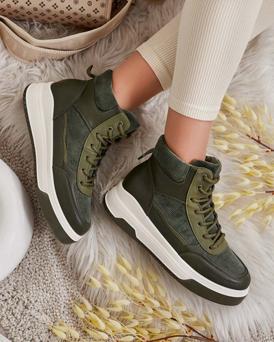 Royalfashion Women's Goloppy Sports High Sneakers