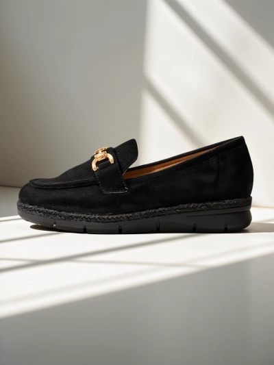 Royalfashion Damen Slipper mit dekorativer Spitze