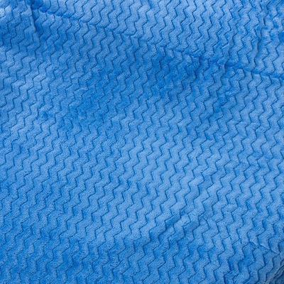 Blaue Wickeldecke 160x200 - Decken