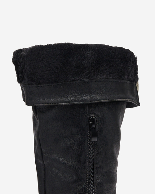 Жіночі чорні утеплені чоботи Radolia - Взуття