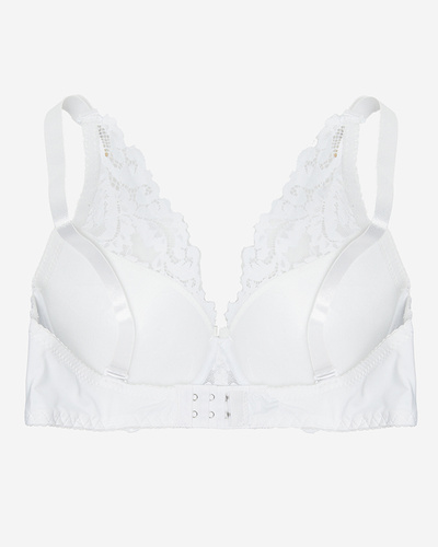 Weißer Damen-BH aus Spitze - Underwear
