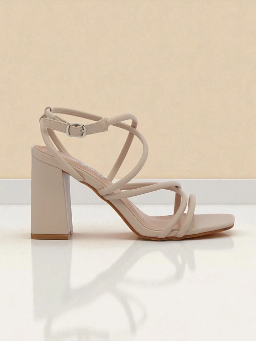 Royalfashion Жіночі босоніжки на стійкому каблуці Elysia