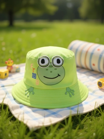Royalfashion Kinder-Bucket-Hut Happy Patches
