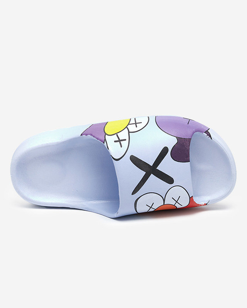 Шльопанці сині жіночі OUTLET Elmino - Взуття