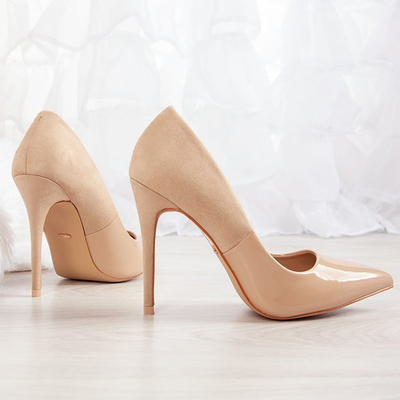 Beige Jasmina-Stilettos - Schuhe 1