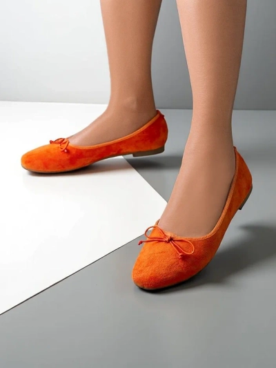 Royalfashion Damen Ballerinas mit Schleife Zaame