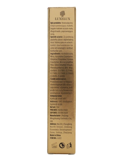 Luxelux Matte Lip Gloss 01 4.5g