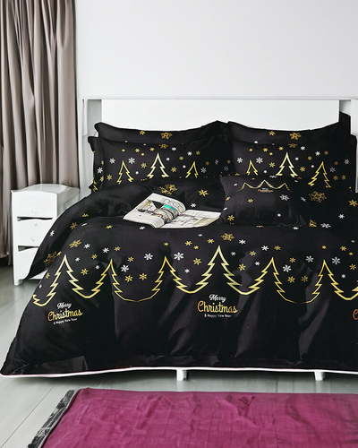 Royalfashion Weihnachtsbettwäsche 160x200 Set 3-teilig