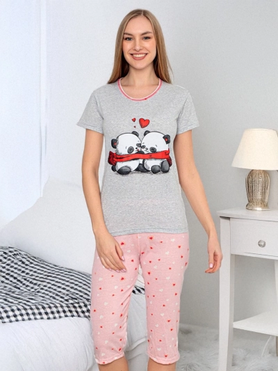 Royalfashion Damen Schlafanzug 2-teilig