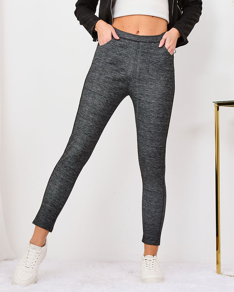 Royalfashion Blaue Damen-Teggings-Hose