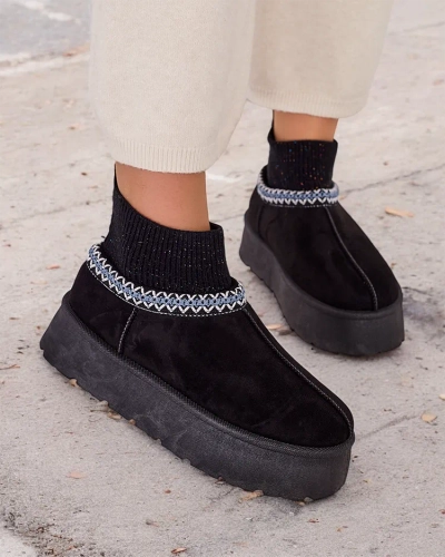 Royalfashion Kurze Damen Schneestiefel à la Nananna