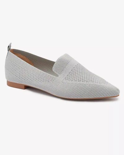 Damen Stoffballerinas in grau Aqsak- Footwear