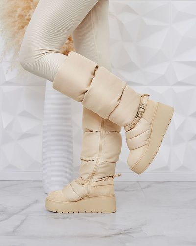 Royalfashion Damenstiefel a'la Schneestiefel Dertrata