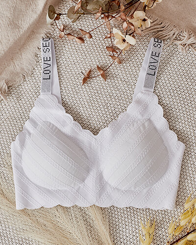 Royalfashion Gerippter Damen-BH