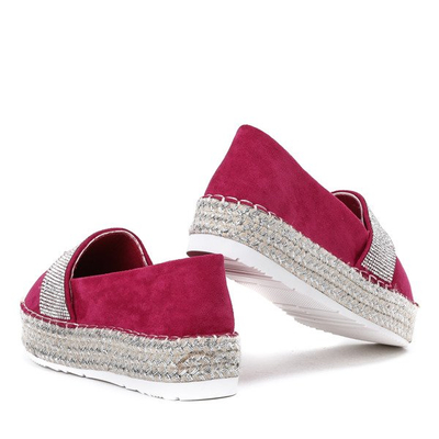Fuchsia Espadrilles mit Zirkonia Anasdiea - Schuhe