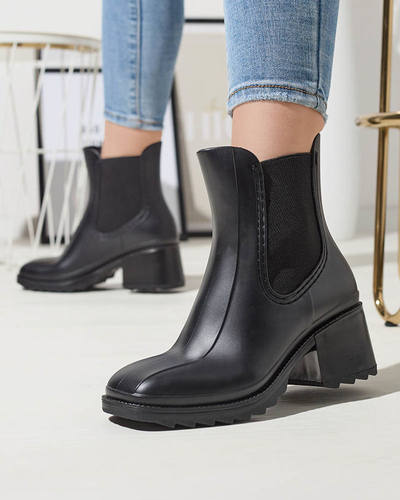 Schwarze Damen-Gummistiefel Caldala- Footwear