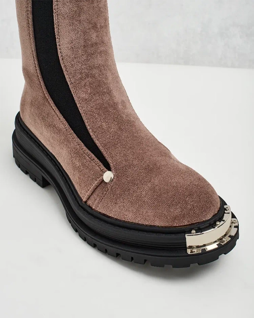 Royalfashion Жіночі чоботи з екозамші Homni