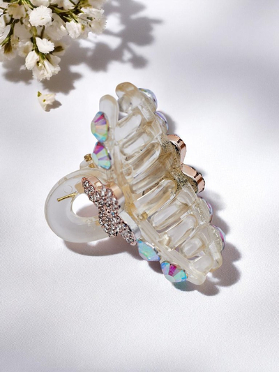 Royalfashion Haarklammer mit Strasssteinen Crystal Charm