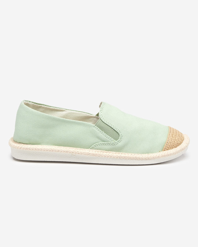 Mintfarbene Damen-Espadrilles Joll- Footwear