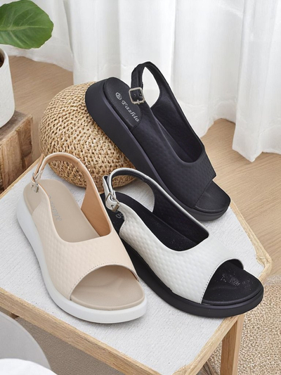Royalfashion Damen Sandalen mit dicker Sohle Riva
