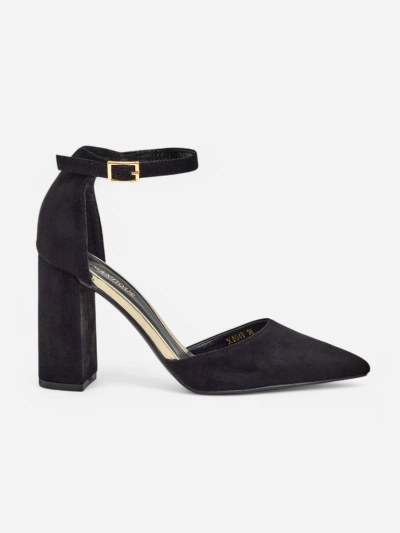 Royalfashion Damen-Eco-Suede-High Heels Calde