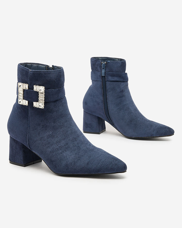 Royalfashion Marineblaue Damenstiefel Masemart