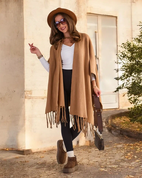 Жіноче пончо Royalfashion